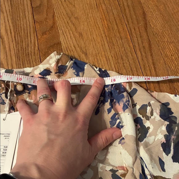 NWT fransa multicolour short sleeve flowy dress with pockets. - Picture 15 of 16